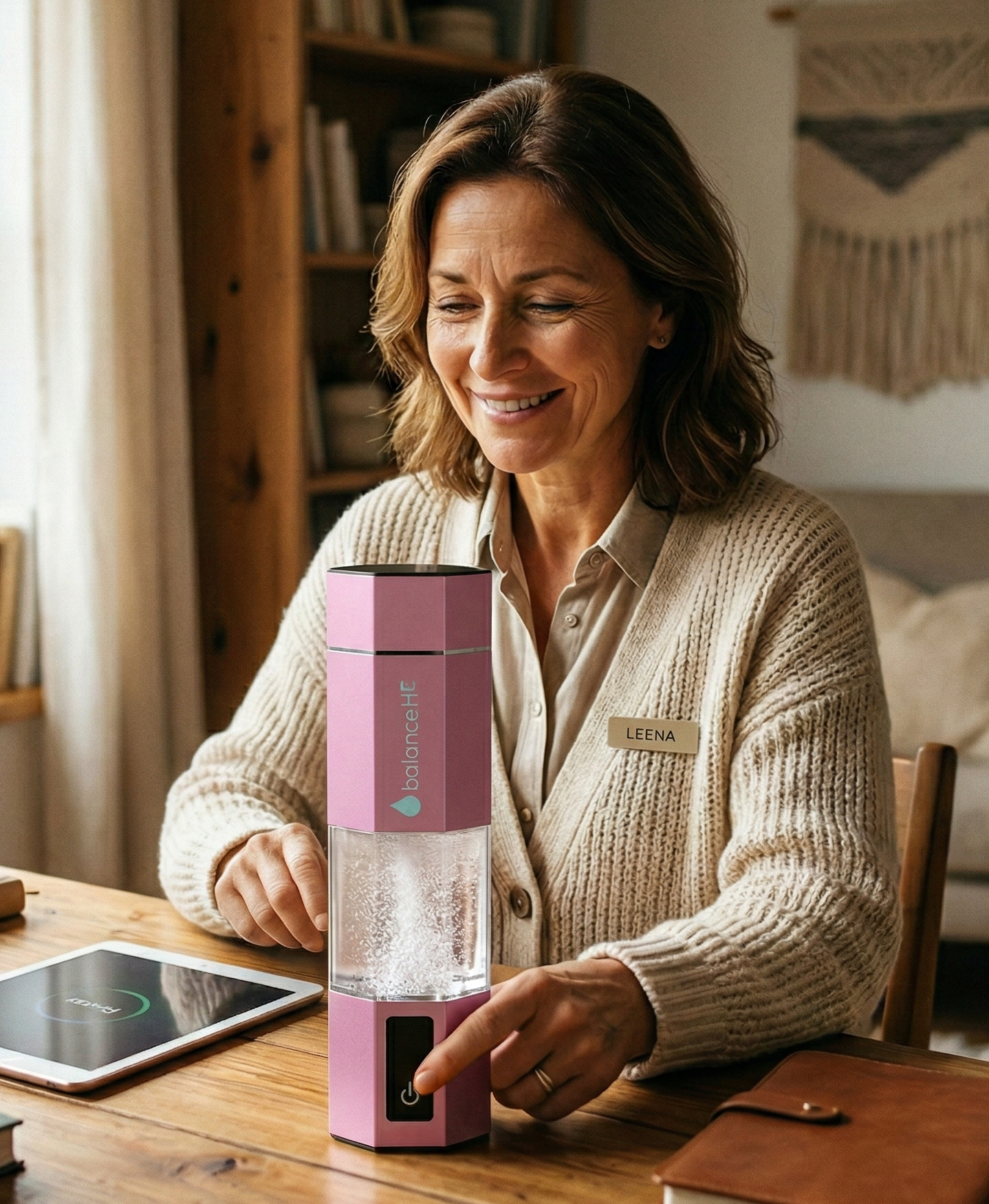 BalanceH2 Vesinikuvee Pro pudel roosa